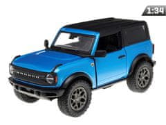 Carmotion Model 1:34, 2022 Ford Bronco Hard Top, modra (A11768N)