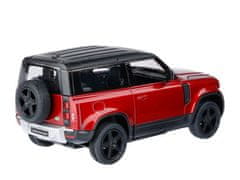 Carmotion Model 1:36, Kinsmart, Land Rover Defender, rdeč (A747LRDC)