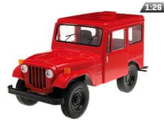 Carmotion Model 1:26, 1971 Jeep DJ-5B, rdeč (A11764C)