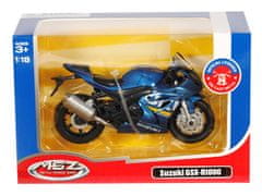 Carmotion Model 1:18, SUZUKI GSX-R1000, modra