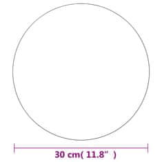 Vidaxl Ogledalo brez okvirja okroglo 30 cm steklo