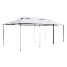 Vidaxl Paviljon 600x298x270 cm bel 180g/m²