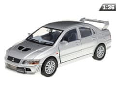 Carmotion Model 1:36, Mitsubishi Lancer Evolution VII, srebrn (A11760)