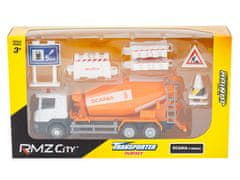 Carmotion Model 1:64, RMZ City SCANIA - Mešalec betona + dodatna oprema