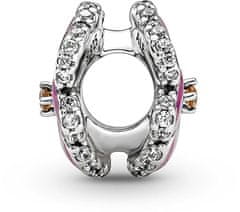 Pandora Decent Silver Bead Pink Violet Moments 790777C01