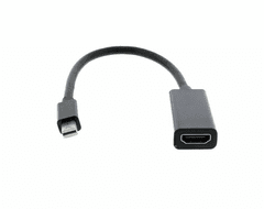 Cabletech Adapter mini displayport M. - HDMI Ž., črne barve