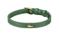 Lacoste Elegantna zelena usnjena zapestnica Lacoste 12.12 2040391