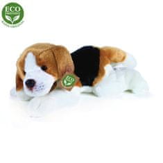 Rappa Plišasti pes Beagle leži 30 cm EKOLOŠKO PRIJAZNO