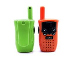 maXlife MXWT-100 walkie talkie komplet, oranžen/zelen