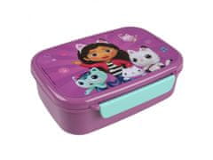 DreamWorks Gabby's Dollhouse Škatla za zajtrk z izvlečnim vložkom, šolska škatla za zajtrk, lunchbox 