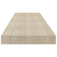 Vidaxl Stenske police 2 kosa barva hrasta 90x23,5x3,8 cm MDF