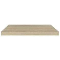 Vidaxl Stenska polica barva hrasta 60x23,5x3,8 cm MDF