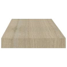 Vidaxl Stenska polica barva hrasta 50x23x3,8 cm MDF