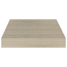 Vidaxl Stenska polica barva hrasta 23x23,5x3,8 cm MDF