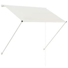 Vidaxl Zložljiva tenda 150x150 cm krem