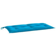 Vidaxl Blazina za vrtno klop svetlo modra 110x50x7 cm oxford tkanina