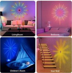 HOME & MARKER® LED luči, Barvne luči, Utripajoče luči, Učinek ognjemeta, Daljinsko upravljanje | MAGICLIGHTS