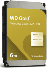 WD Gold HDD disk, 6TB, 7200, 256MB (WD6004FRYZ)