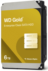 WD Gold HDD disk, 6TB, 7200, 256MB (WD6004FRYZ)