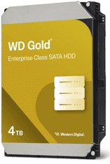 WD Gold HDD disk, 4TB, 7200, 256MB (WD4004FRYZ)