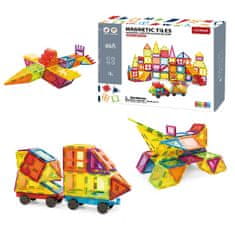 Magnetic Tiles Magnetni gradbeni set Dream Builder 85delni set - Magnetic Tiles