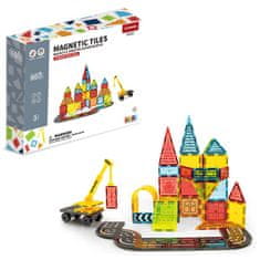 Magnetic Tiles Magnetni gradbeni set Dream Builder 60 delni set - Magnetic Tiles