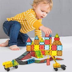 Magnetic Tiles Magnetni gradbeni set Dream Builder 88 delni set - Magnetic Tiles