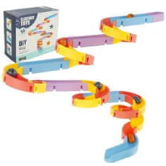 CAB Toys Slideway - Tobogan za otroke v kadi 78 delov