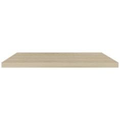 Vidaxl Stenske police 4 kosi barva hrasta 90x23,5x3,8 cm MDF