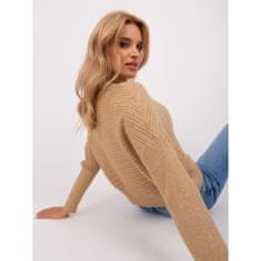 Wool Fashion Ženski pulover EMMETA rjav AT-SW-2368.36X_401715 Univerzalni