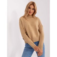 Wool Fashion Ženski pulover EMMETA rjav AT-SW-2368.36X_401715 Univerzalni