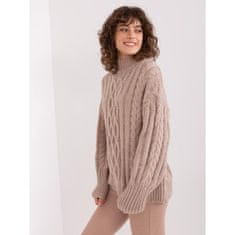 Wool Fashion Ženska pletena jopica HAV beige AT-SW-2363-2.30_403716 Univerzalni