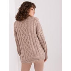 Wool Fashion Ženska pletena jopica HAV beige AT-SW-2363-2.30_403716 Univerzalni