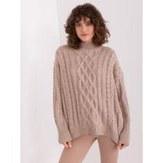 Wool Fashion Ženska pletena jopica HAV beige AT-SW-2363-2.30_403716 Univerzalni