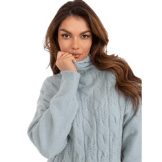 Wool Fashion Ženski pulover z rolojem SEW light mint AT-SW-23401.97P_404535 Univerzalni