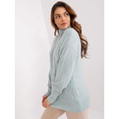 Wool Fashion Ženski pulover z rolojem SEW light mint AT-SW-23401.97P_404535 Univerzalni