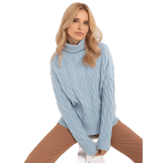 Wool Fashion Ženski pulover brez naramnic svetlo modra AT-SW-23445.00_408959 Univerzalni