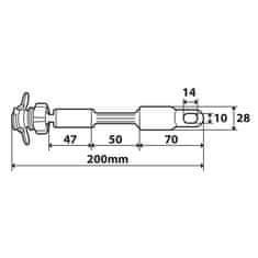 LAMPA Motoristični nosilec za telefon OPTI ARM - 90439