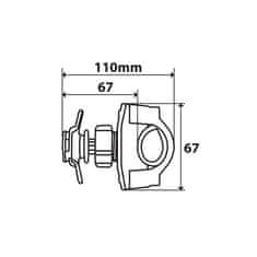 LAMPA Montáž na motocykl pro pouzdro smartphonu OPTI HANDLE – 90452