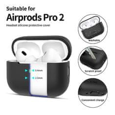 Tech-protect Silicone ovitek za Apple AirPods Pro 1 / 2, črna