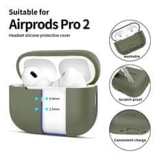 Tech-protect Silicone ovitek za Apple AirPods Pro 1 / 2, zelena