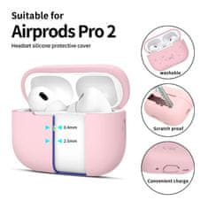 Tech-protect Silicone ovitek za Apple AirPods Pro 1 / 2, roza