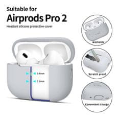 Tech-protect Silicone ovitek za Apple AirPods Pro 1 / 2, siva