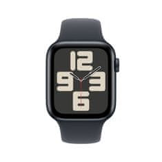 Apple Watch SE2 v3 pametna ura, 40mm, sivo aluminijasto ohišje s sivim paščkom - S/M (mxe73qh/a)