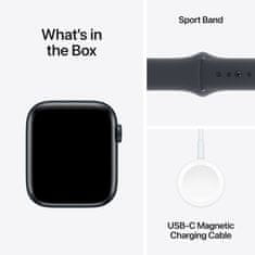 Apple Watch SE2 pametna ura, 40mm, sivo aluminijasto ohišje s sivim paščkom - S/M (mxe73qh/a)