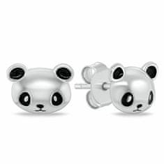 Brilio Silver Unikatni srebrni uhani Panda EA1112W