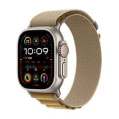 Apple Watch Ultra 2 pametna ura, 49mm, Cellular, Natural Titanium ohišje, Alpine Loop pašček, L