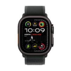 Apple Watch Ultra 2 pametna ura, 49mm, Cellular, Black Titanium ohišje, Black Trail Loop pašček, S/M