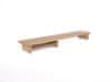 GRINDWOOD Premium Oak Wooden Monitor Stand: Timeless Natural