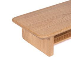 GRINDWOOD Premium Oak Wooden Monitor Stand: Timeless Natural